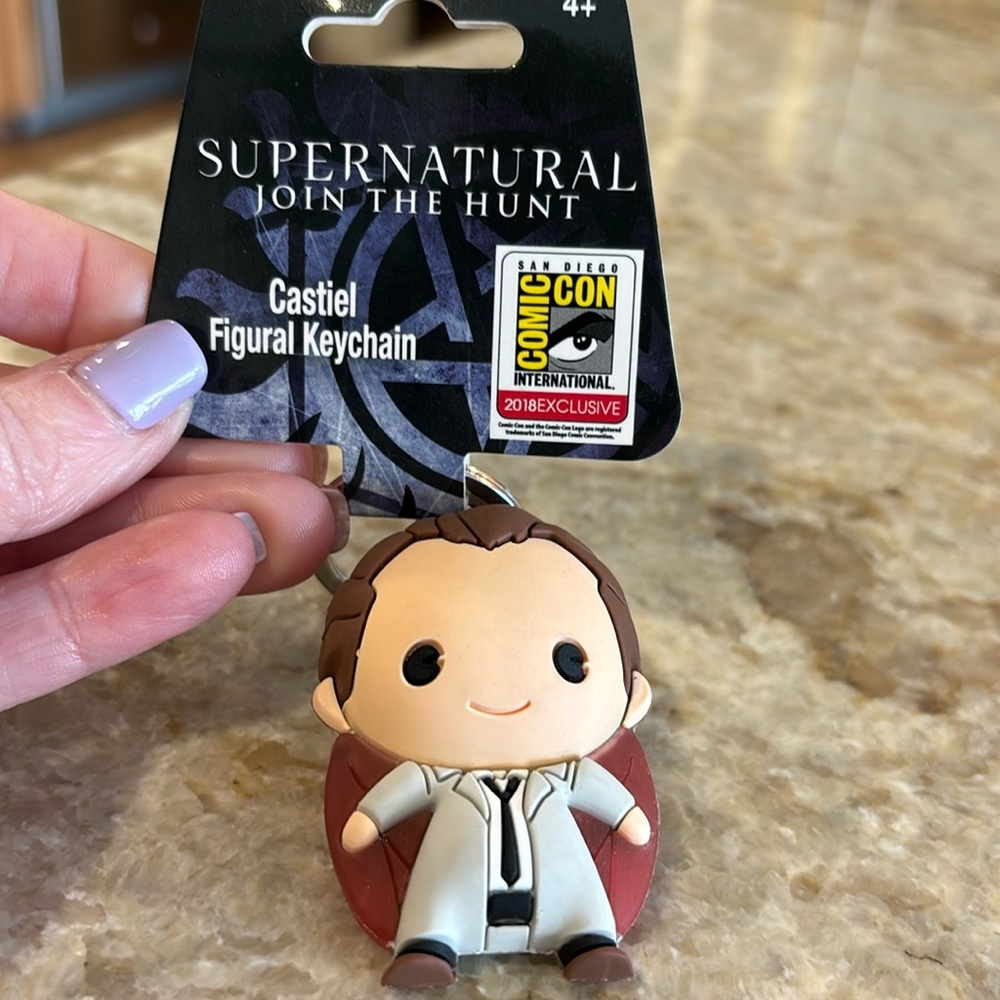 Castiel Figural Keychain
